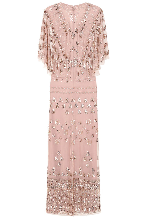 Blush Embellished Maxi Dress