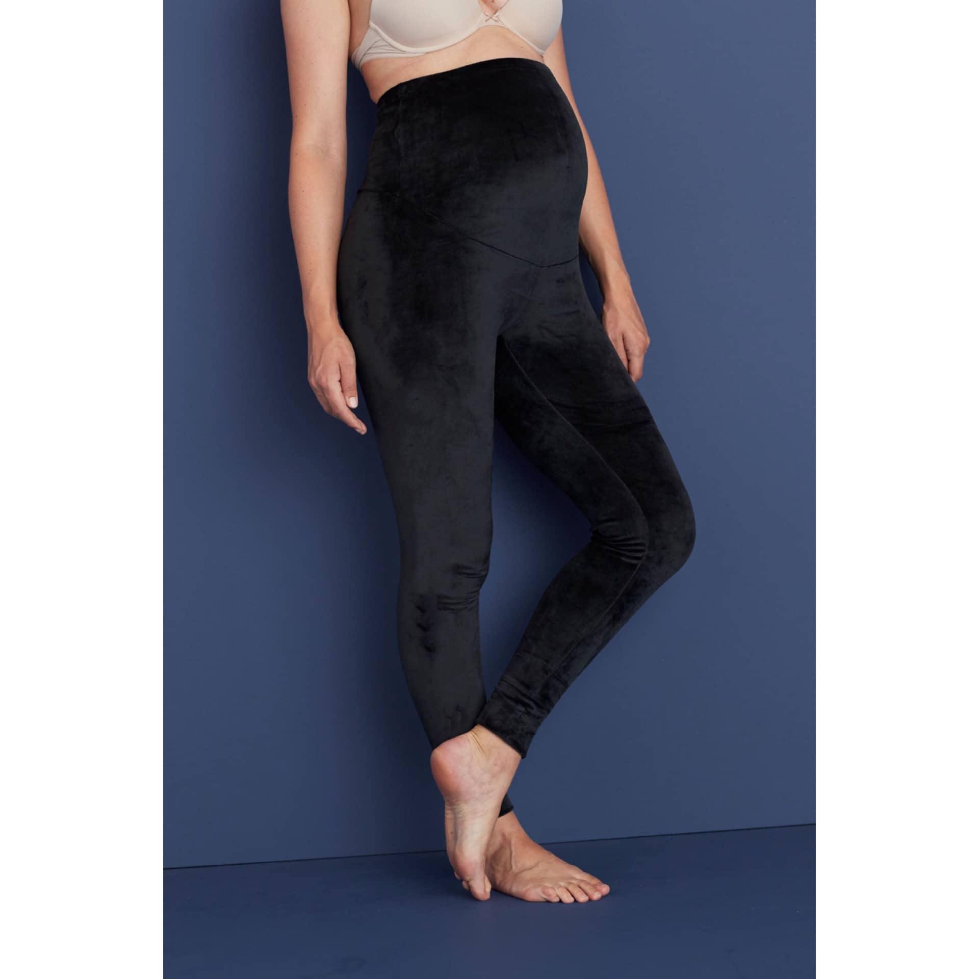 Maternity Velvet Leggings - Flamour.ro